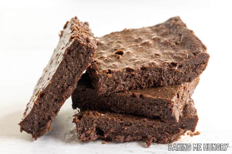 stacked condensed milk brownies