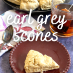 pinterest image for earl grey scones