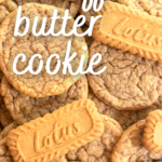 pinterest image for biscoff butter cookies