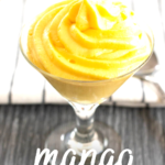 pinterest image for mango mousse