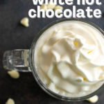 pinterest image for starbucks white hot chocolate