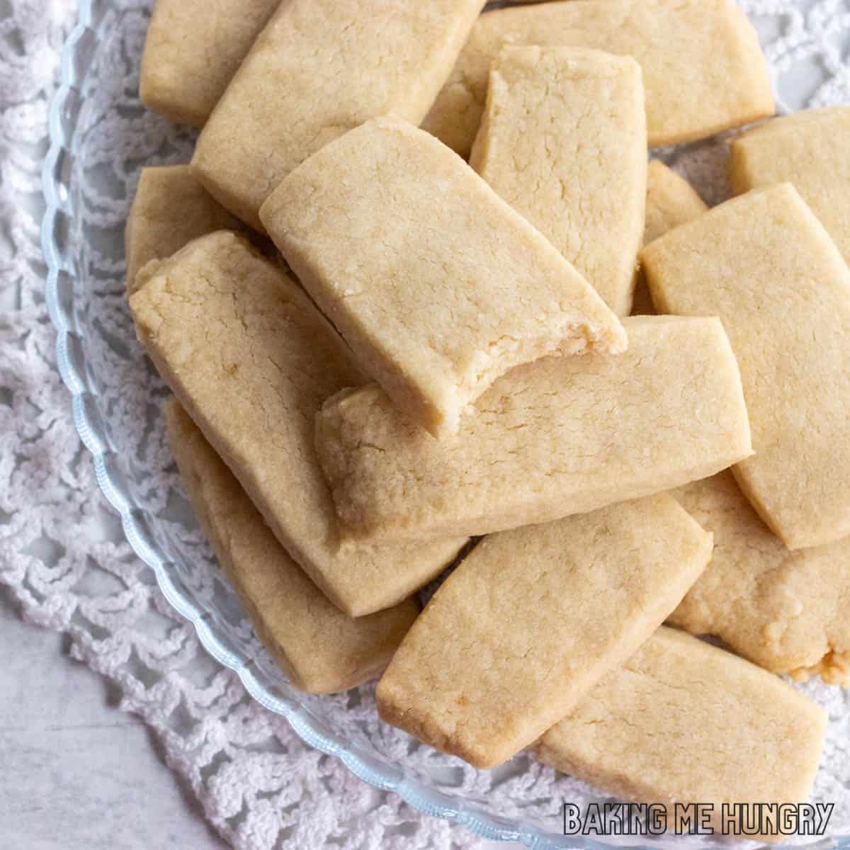 Brown Sugar Shortbread Cookies