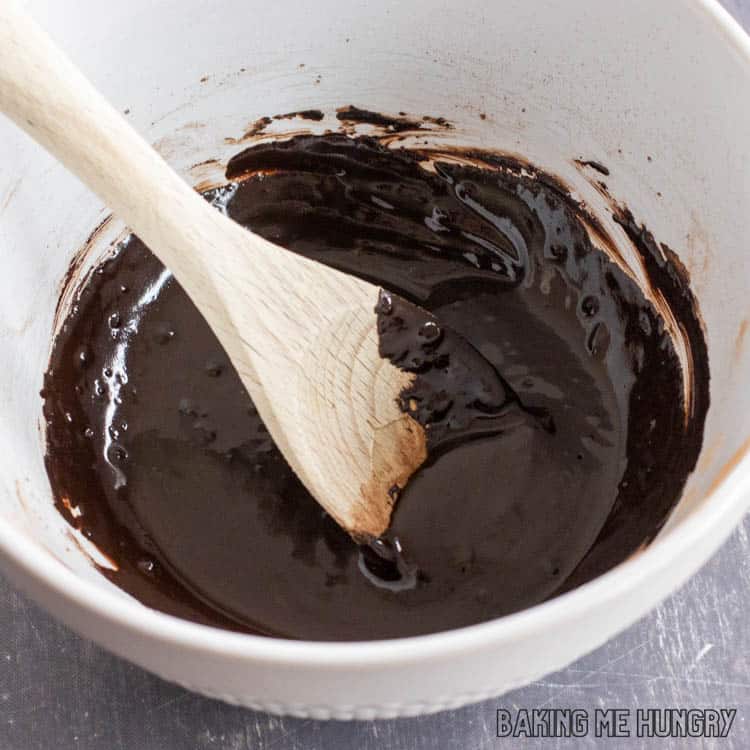 batter for the espresso brownies recipe