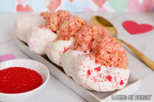Heart Shaped Valentines Rice Krispie Treats Recipe
