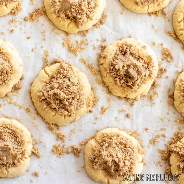 cookies on parchment