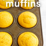 pinterest image for 3 ingredient pumpkin muffins