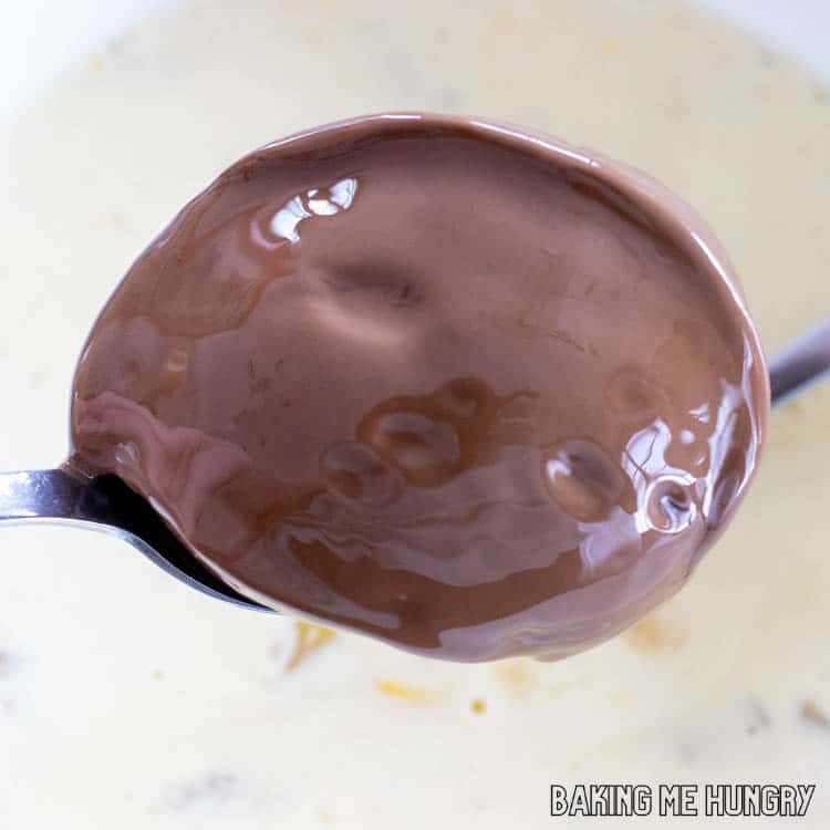 spoon of nutella