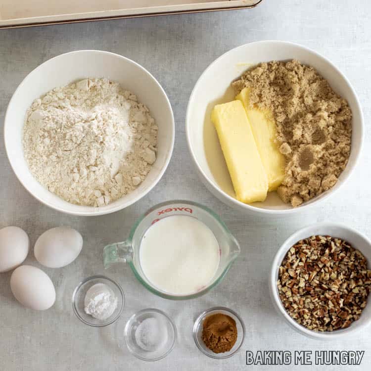 ingredients in small bowls