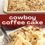 pinterest image for cowboy coffee cake