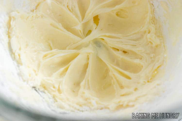 cream cheese in bowl
