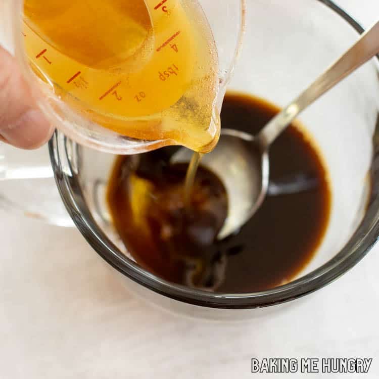 honey being added to coffee