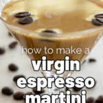 pinterest image for virgin espresso martini recipe