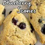 pinterest image for starbucks blueberry scone recipe