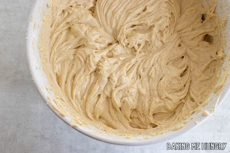 batter in large bowl