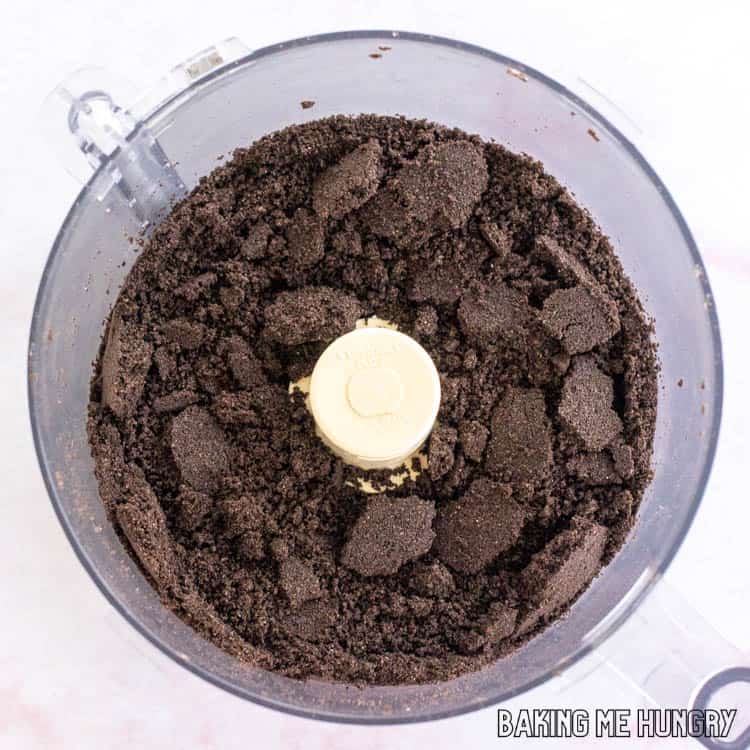 oreo crumbs in food processor