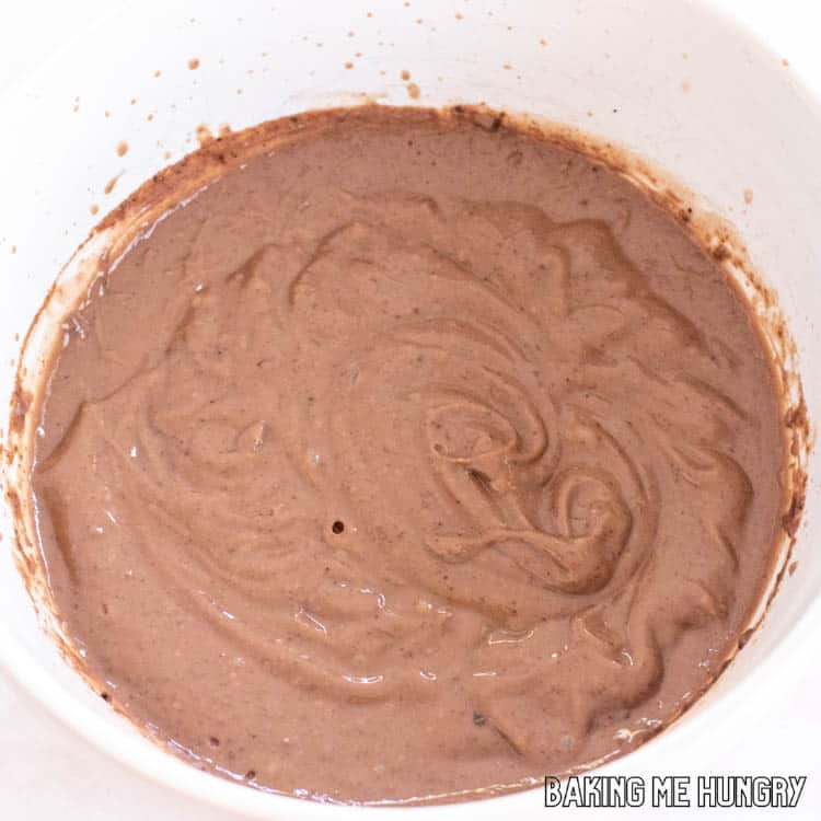 chocolate pudding in bowl