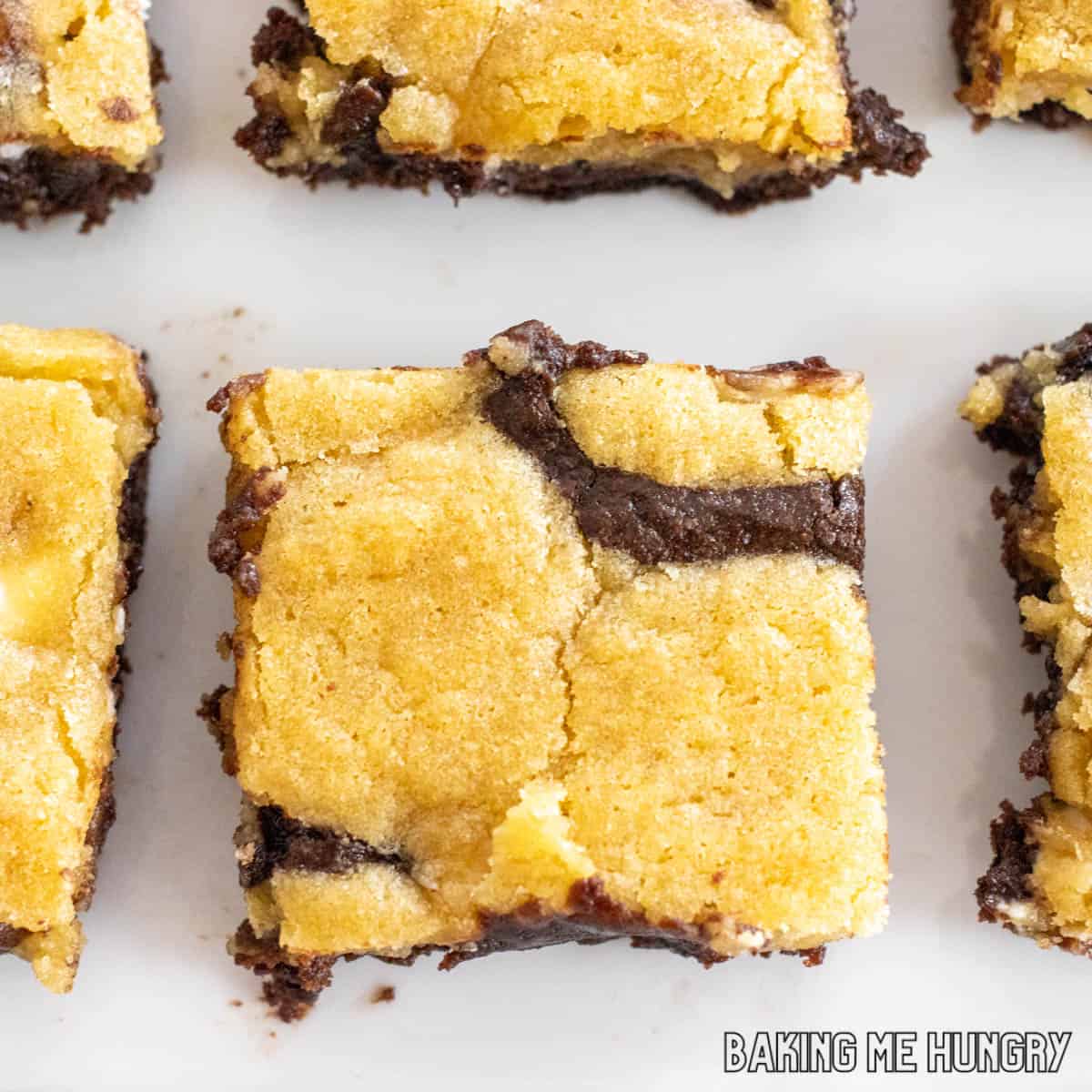 Marbled Cookie Brownies Recipe Chocolate Chip Brownie Bars