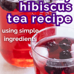 pinterest image for starbucks hibiscus tea recipe