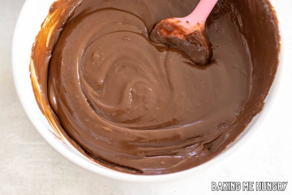 bowl with chocolate filling