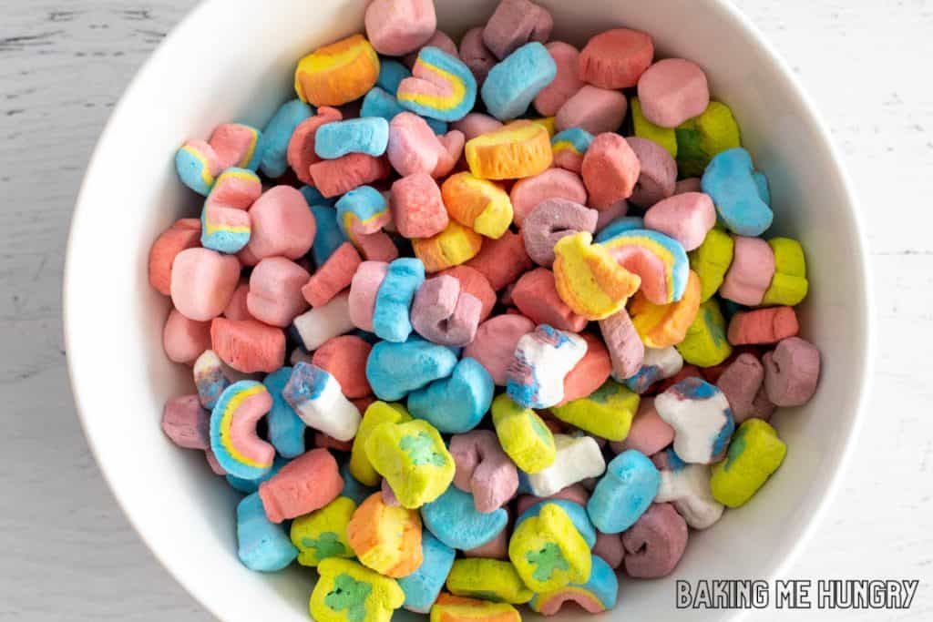 bowl of lucky charms marshmallows