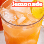 pinterest image for iced guava white tea lemonade