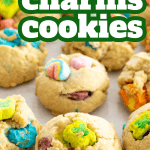 pinterest image for lucky charms cookies