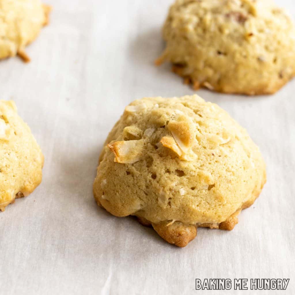 baked cookie recipe on parchment