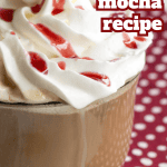 pinterest image for starbucks raspberry mocha recipe
