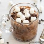hot cocoa mug cake recipe in mug