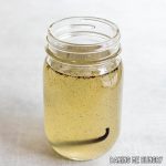 jar with vanilla bean simple syrup