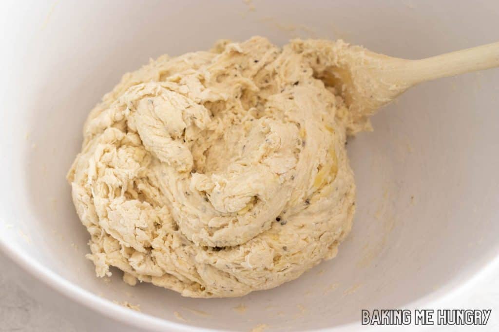 ball of dough in bowl