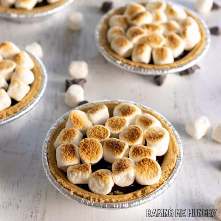Mini Smores Pies Recipe | Easy S'Mores Pie Dessert!