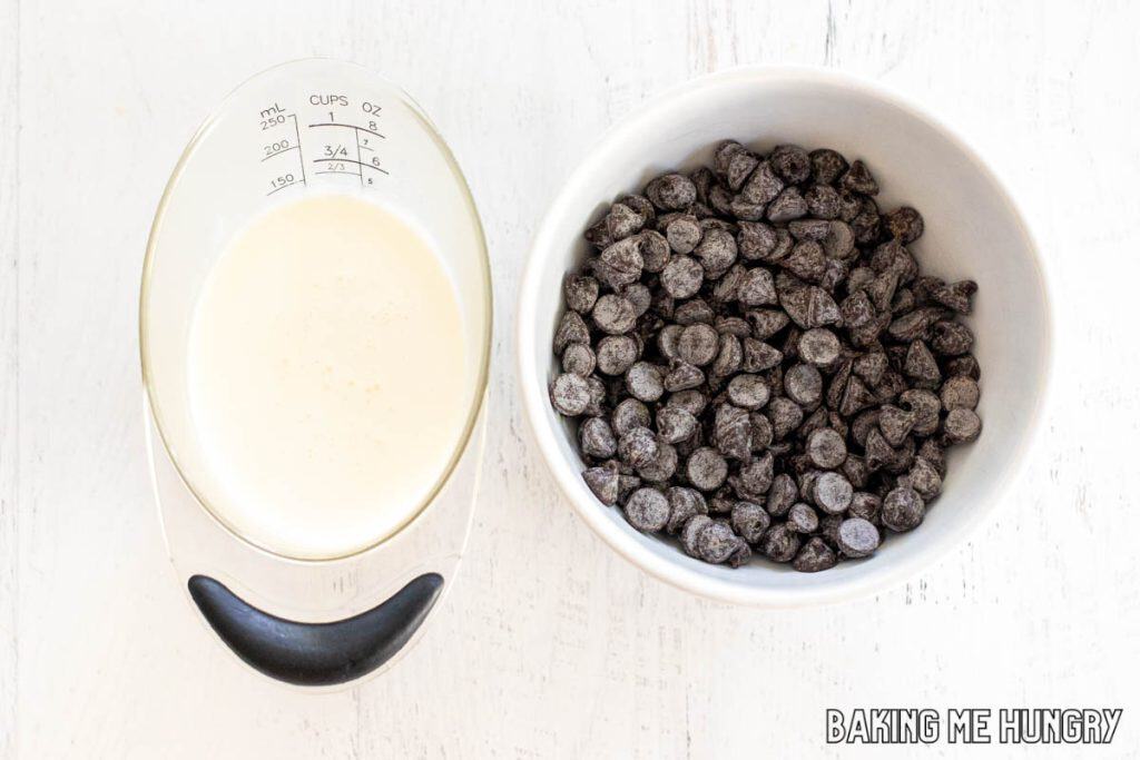 ingredients in bowls