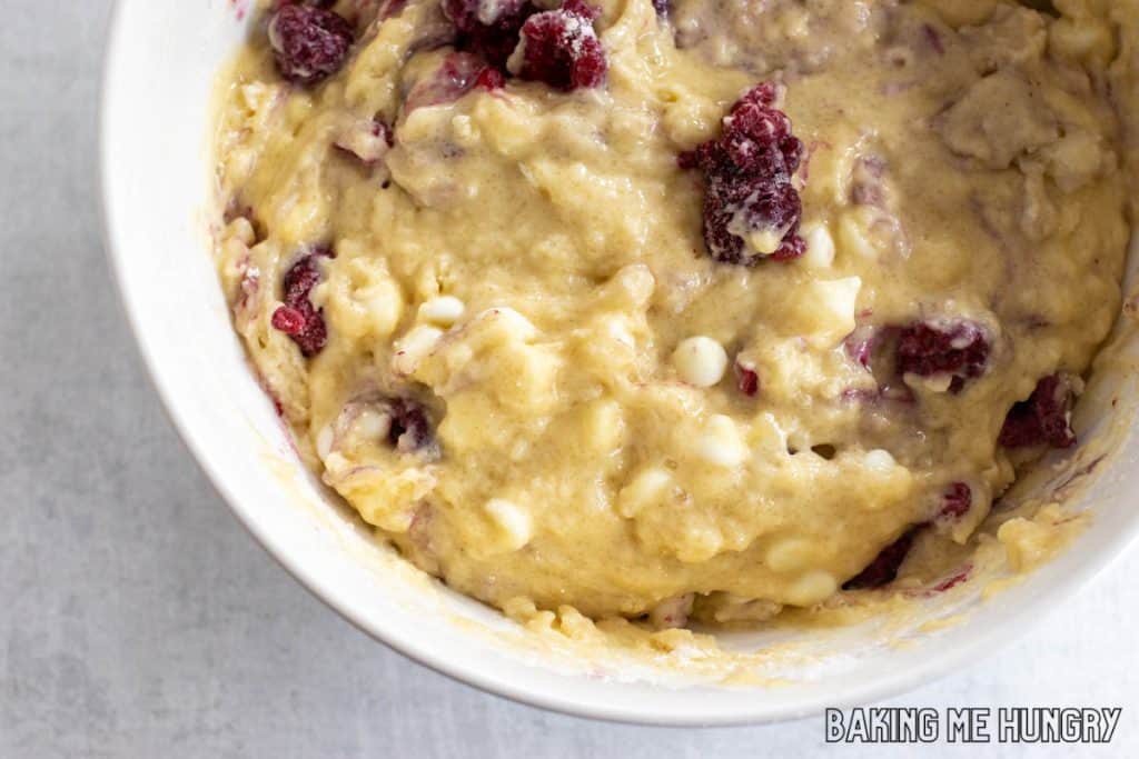 batter with mix-ins in bowl