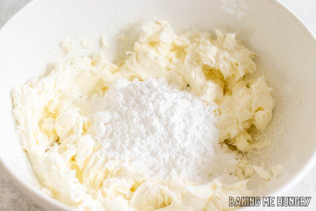powdered sugar added