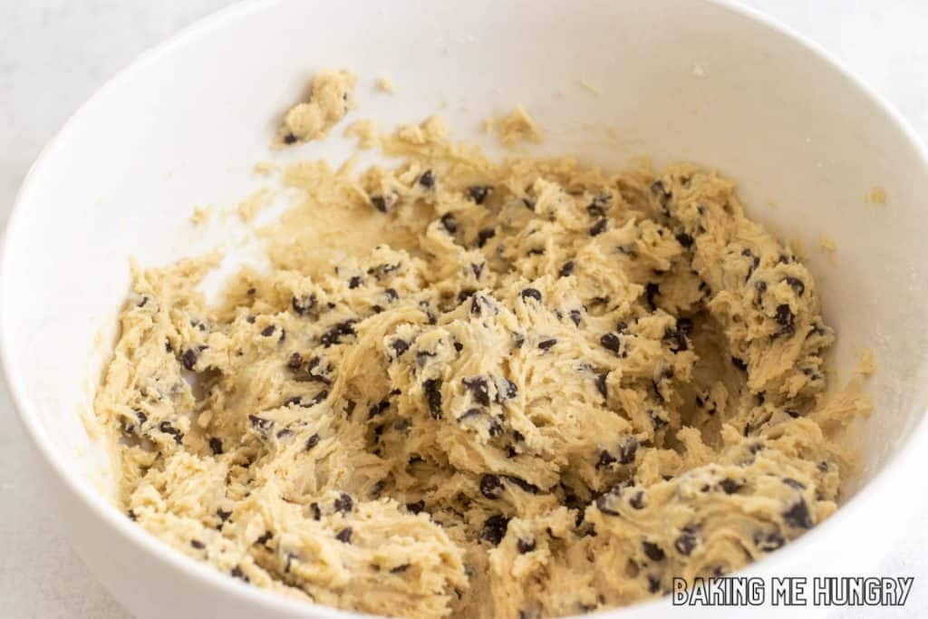 cookie dough in bowl