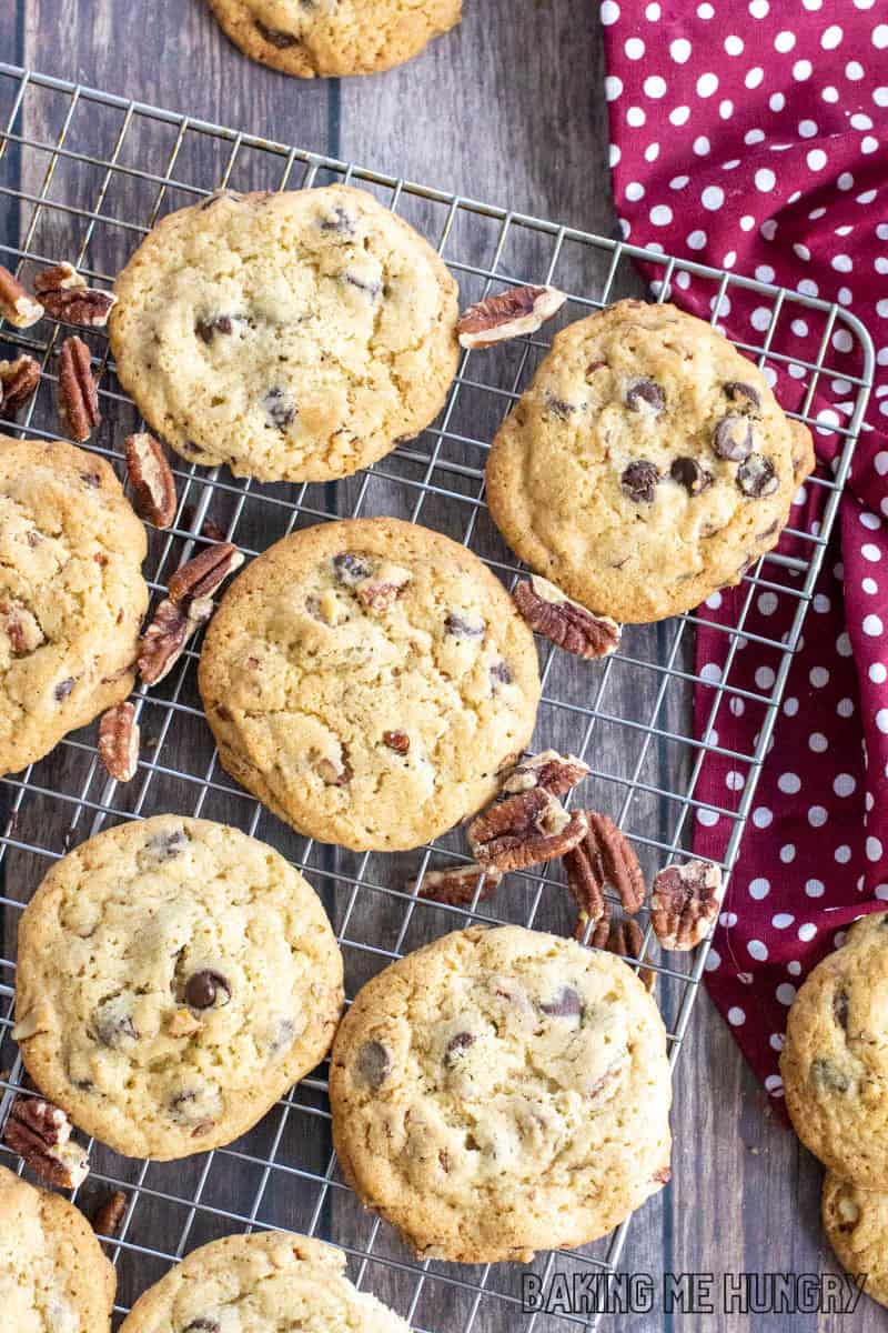 Chocolate Chip Pecan Cookies Recipe with Salted Pecans