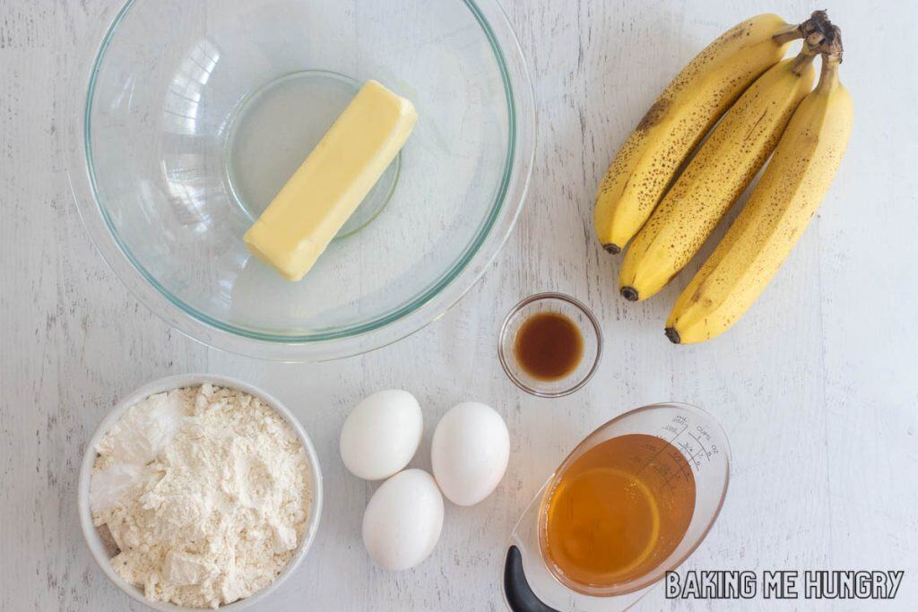 ingredients in bowls