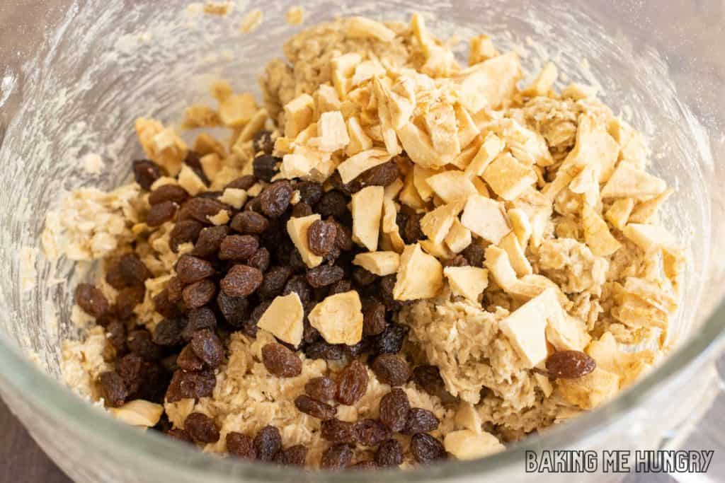 mix-ins added to bowl