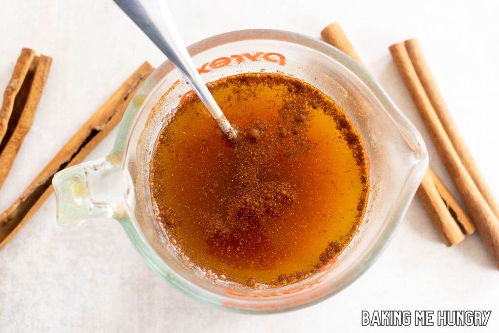 spices stirred in