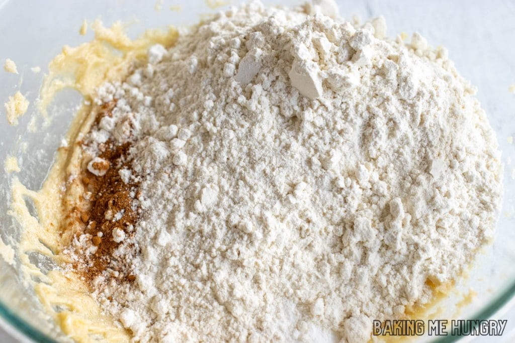 dry ingredients added