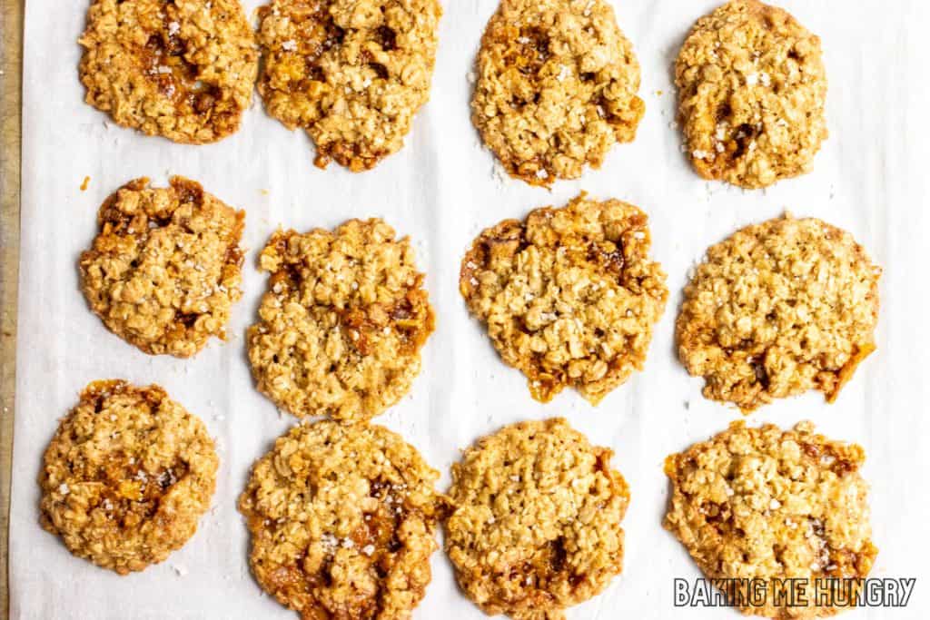 cookies on parchment