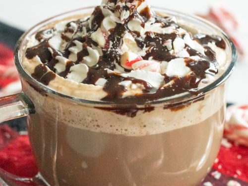 Homemade Peppermint Mocha Latte Recipe
