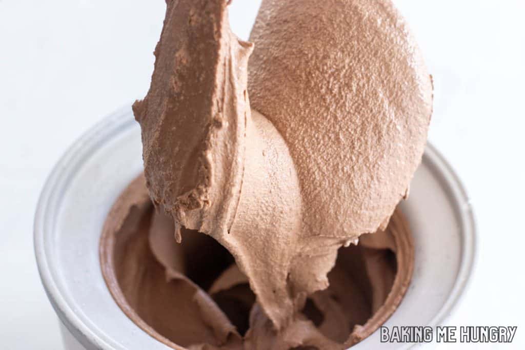 churning blade being removed