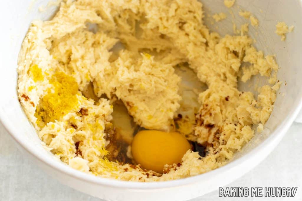 wet ingredients added