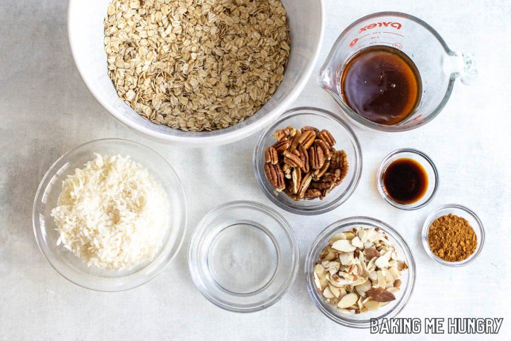 ingredients in small bowls