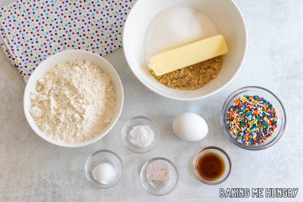 ingredients in small bowls
