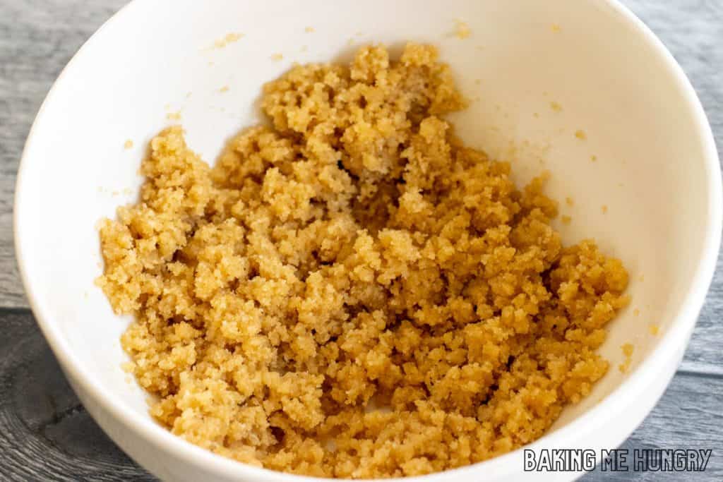 butter mixed with sugar