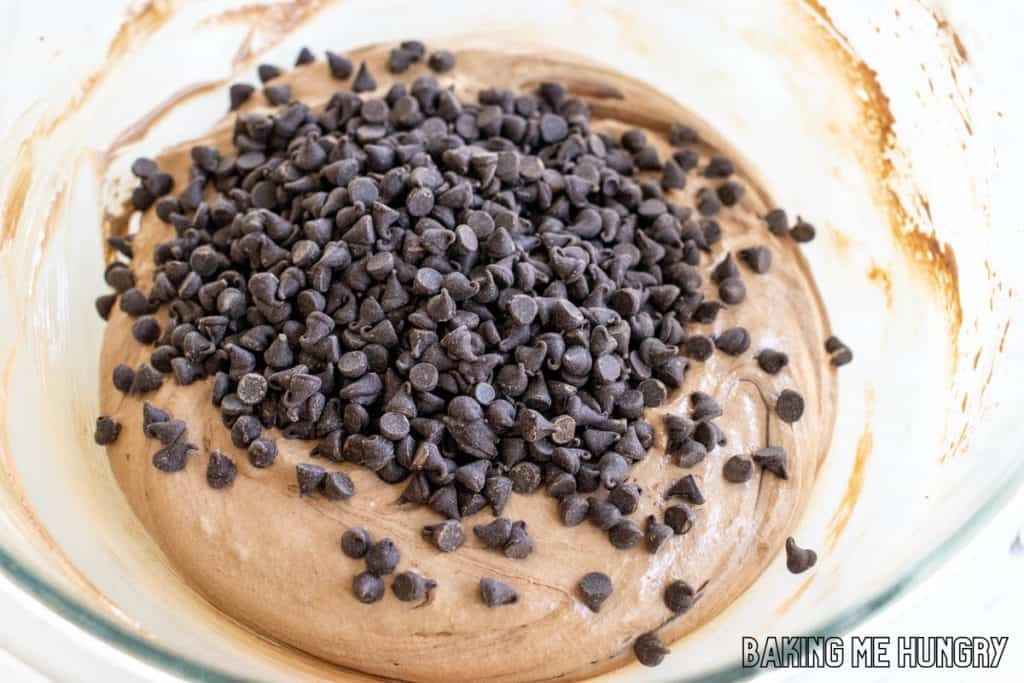 chocolate chips added