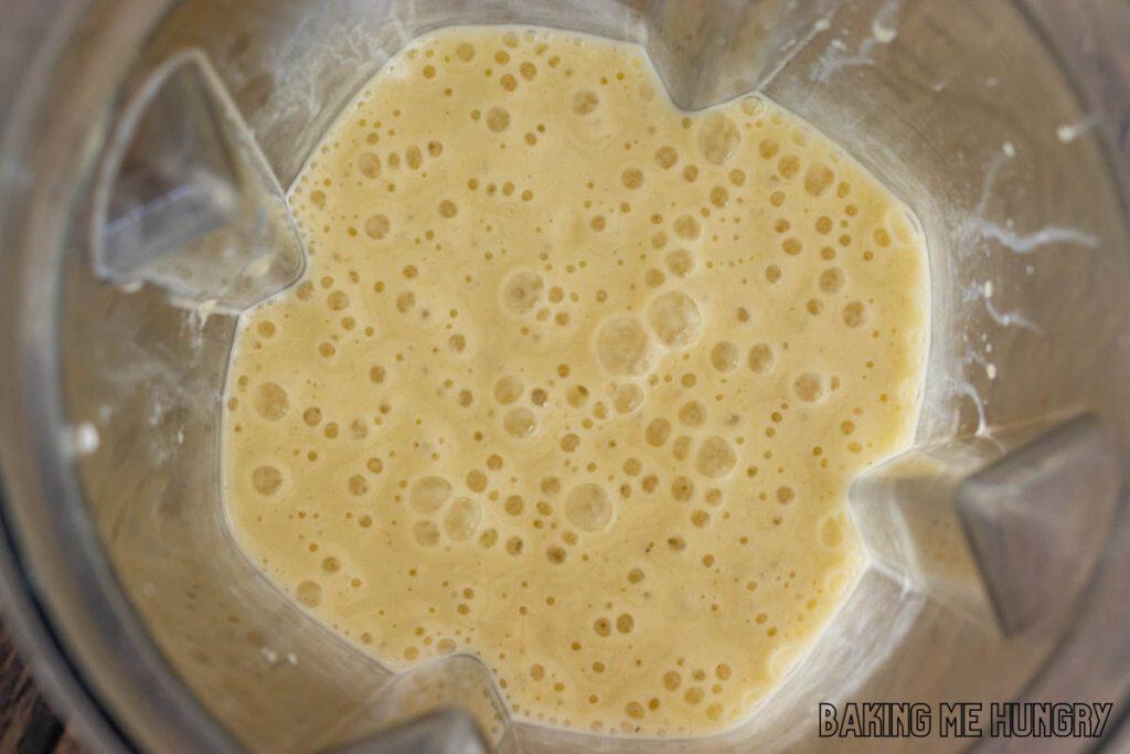 creamy banana popsicles recipe creamy liquid in blender